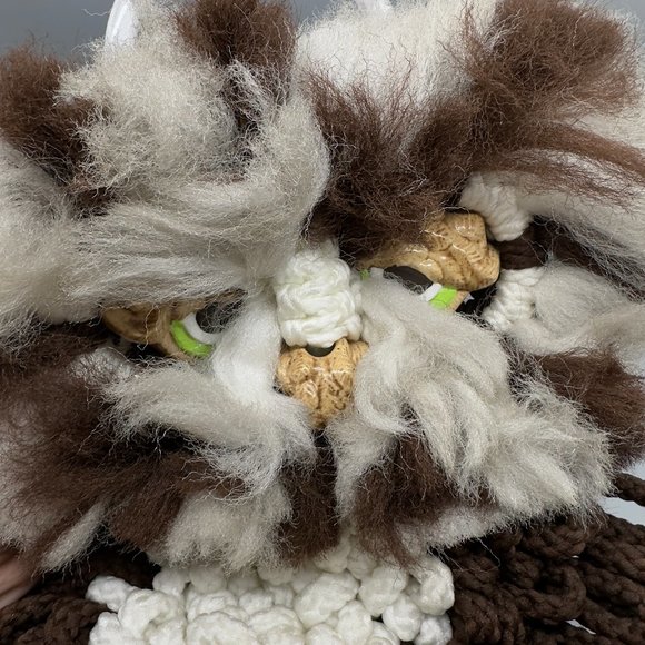 Vintage macrame owl - Picture 3 of 4